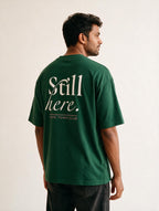 Still Here Bottle Green - Hero back view