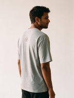 Pause This Counts Grey Melange - Back view