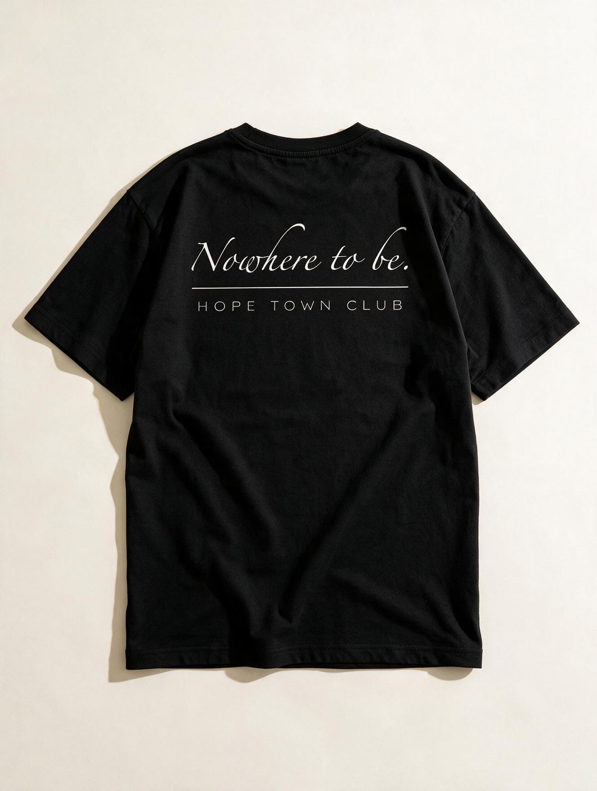 Nothing to Prove Black - Back flat lay