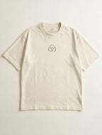 Still Here Off White - Product flat lay with neck label