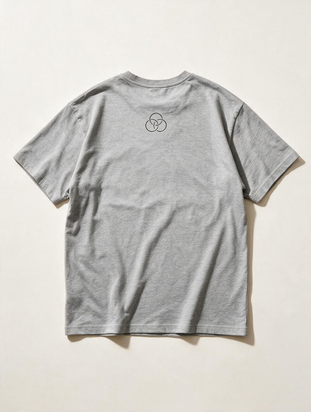 Pause This Counts Grey Melange - Product flat lay back